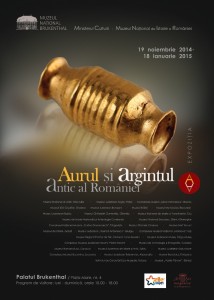 Expoziţia Aurul și argintul antic al României la  Palatul Brukenthal