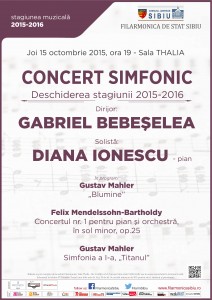 Filarmonica de Stat Sibiu – deschidere de stagiune