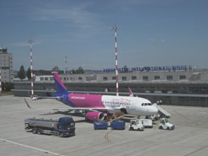 Baza de la Sibiu a Wizz Air, redeschisă