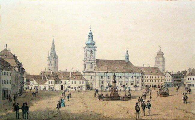 Cetatea Sibiului, la vremea deschiderii porților