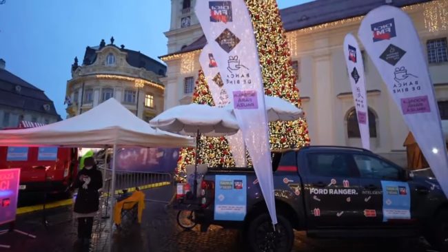 VIDEO Lucian Mîndruţă impresionat de copiii din Sibiu, care au făcut cadouri celor săraci