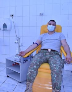 Donații de la angajații Spitalului Militar Sibiu pentru refugiații din Ucraina