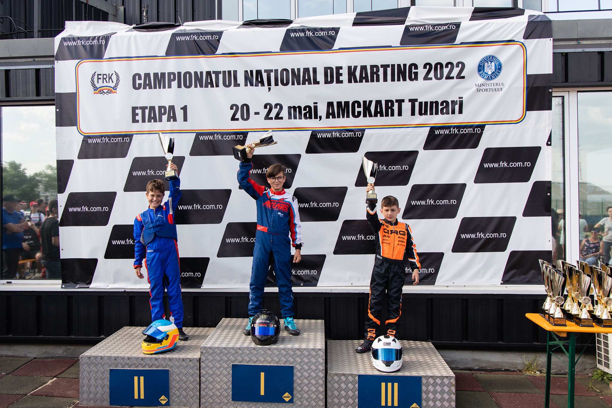 FOTO-VIDEO Evan Vintilă a câștigat prima etapă a CN de karting